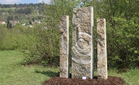 Gartengestaltungswand "Spirale"