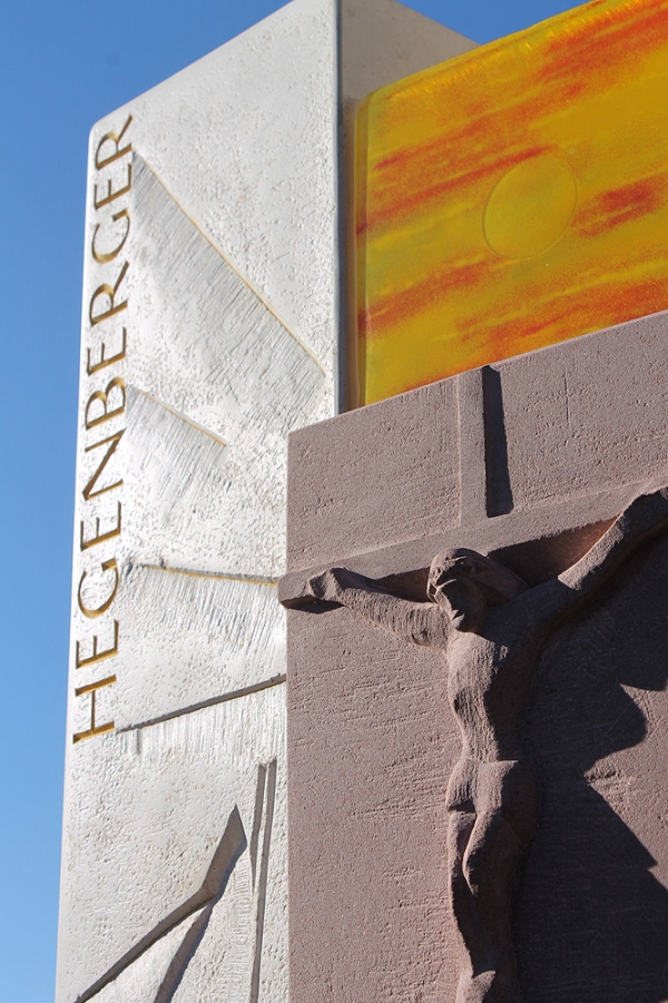 Grabzeichen &quot;Christus im Leben&quot;